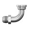 World Wide Fittings Male JIC to Code 62 Heavy Flange 90 Deg. Elbow 1804X16X12 - alternate 1